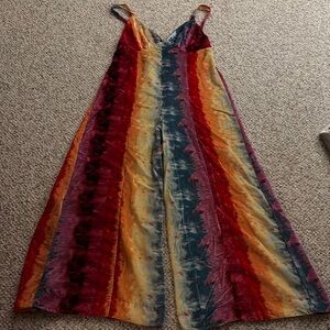 Free People rainbow Jumpsuit